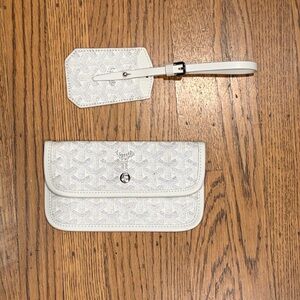 Goyard Wallet and Tag Set